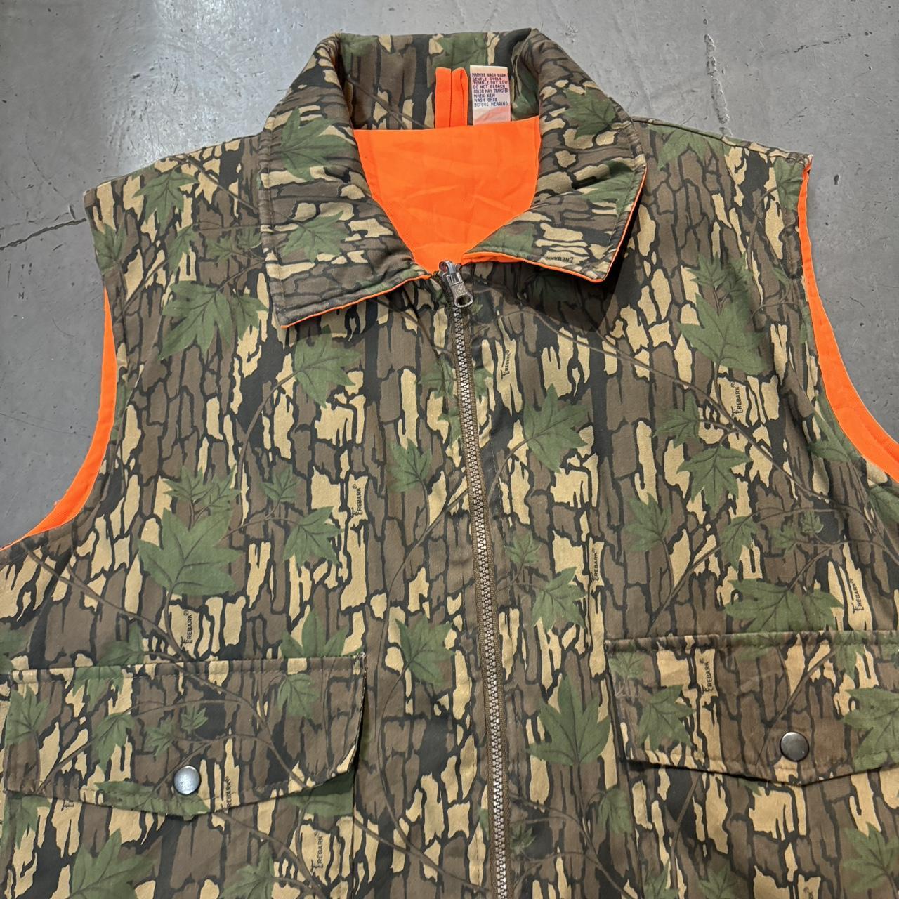 Vintage real tree camo vest size L