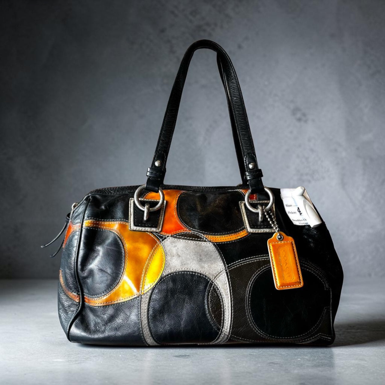 Coach tansignature canvas tote bag
