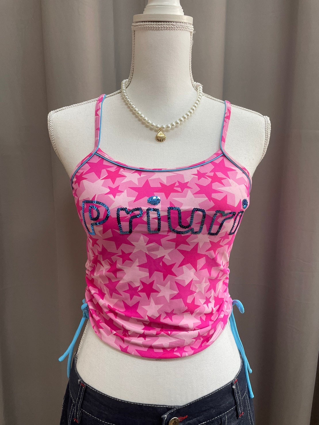 Y2K crop top/ tankini size: M