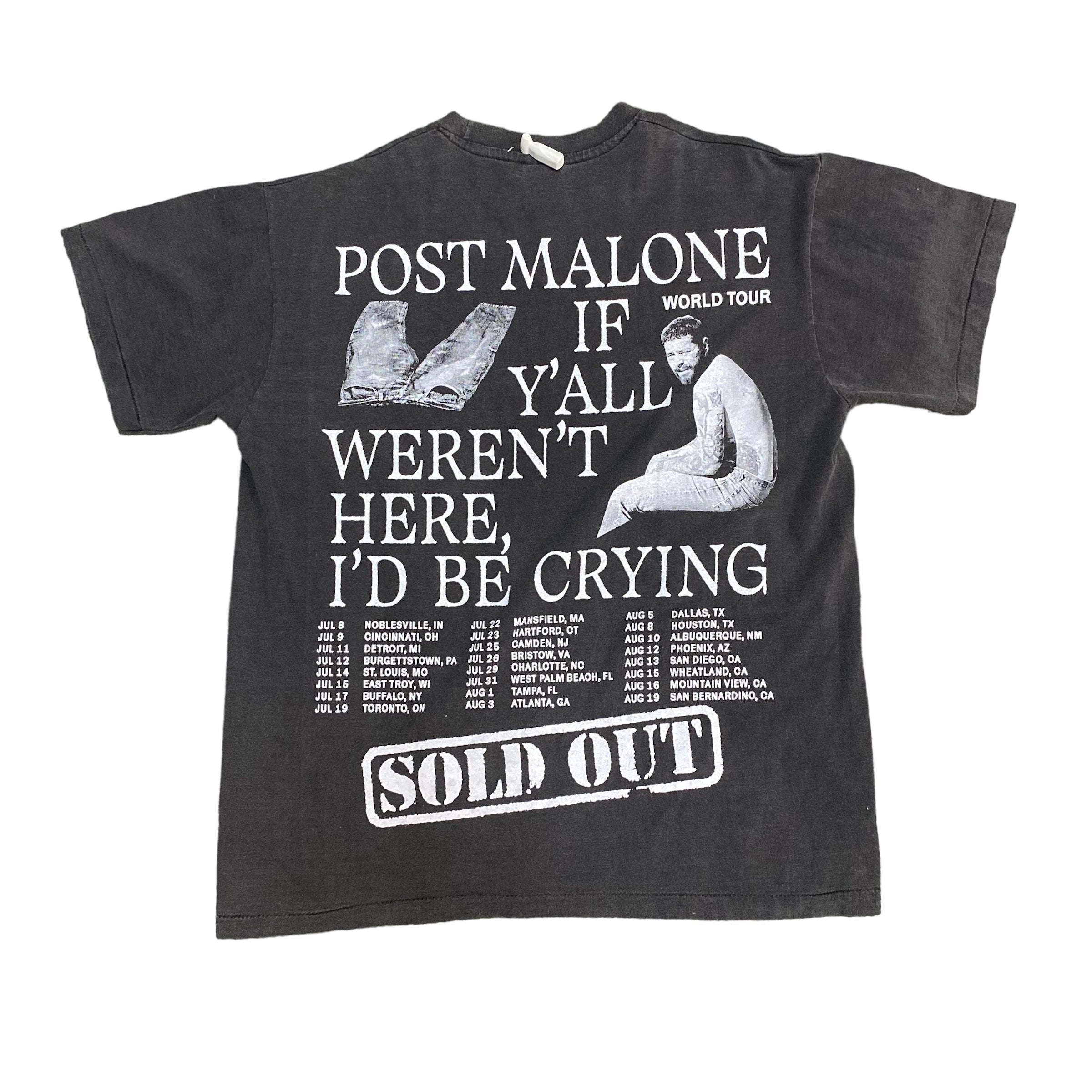 Post Malone t-shirt size XL – brooklynofficialvintage