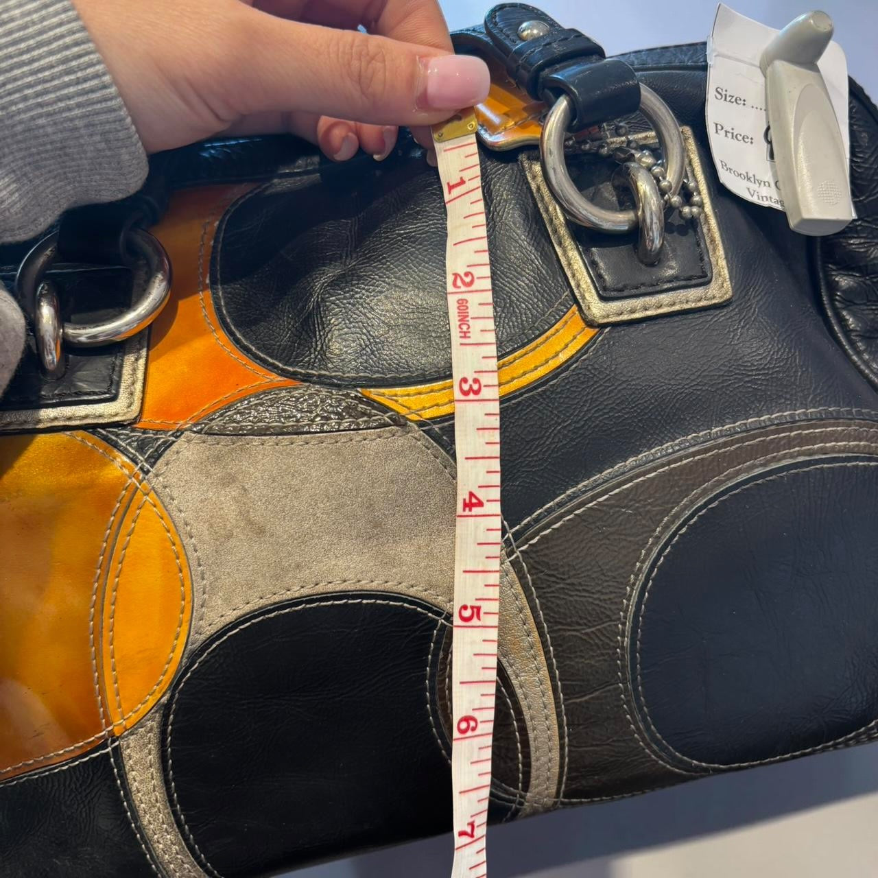 Coach tansignature canvas tote bag