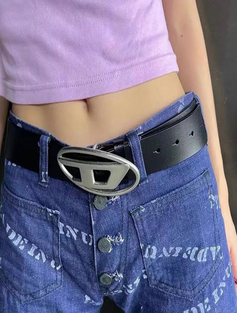 Women leather belt (Pink)