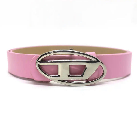 Women leather belt (Pink)