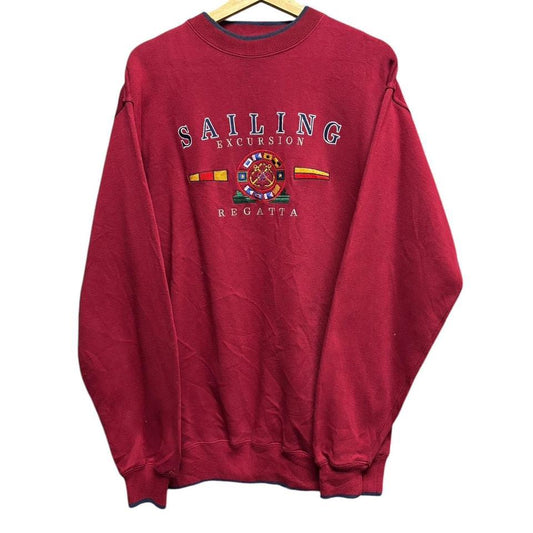 Red Sailing crew neck sweatshirt size M
