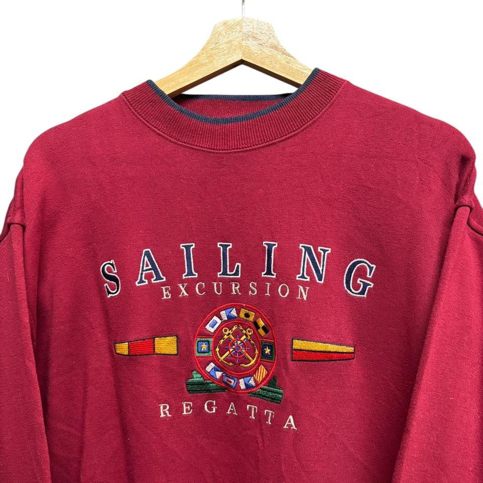Red Sailing crew neck sweatshirt size M