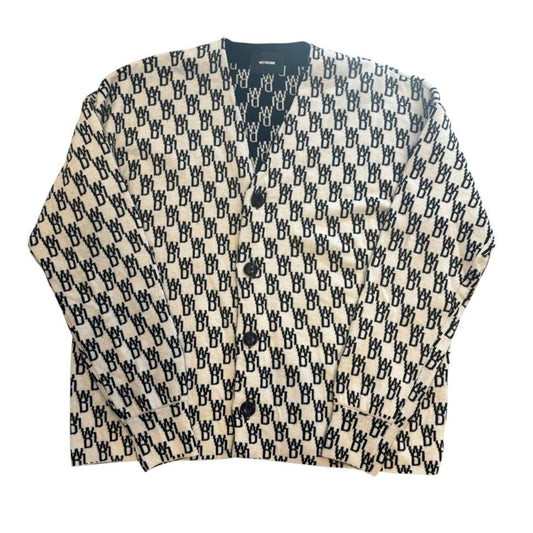 We11done black and beige cardigan size L