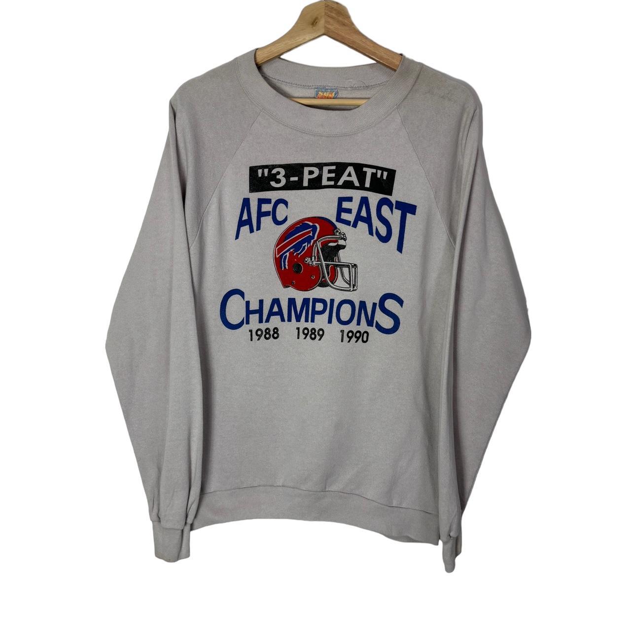 Vintage AFC east champions sweatshirt size: L