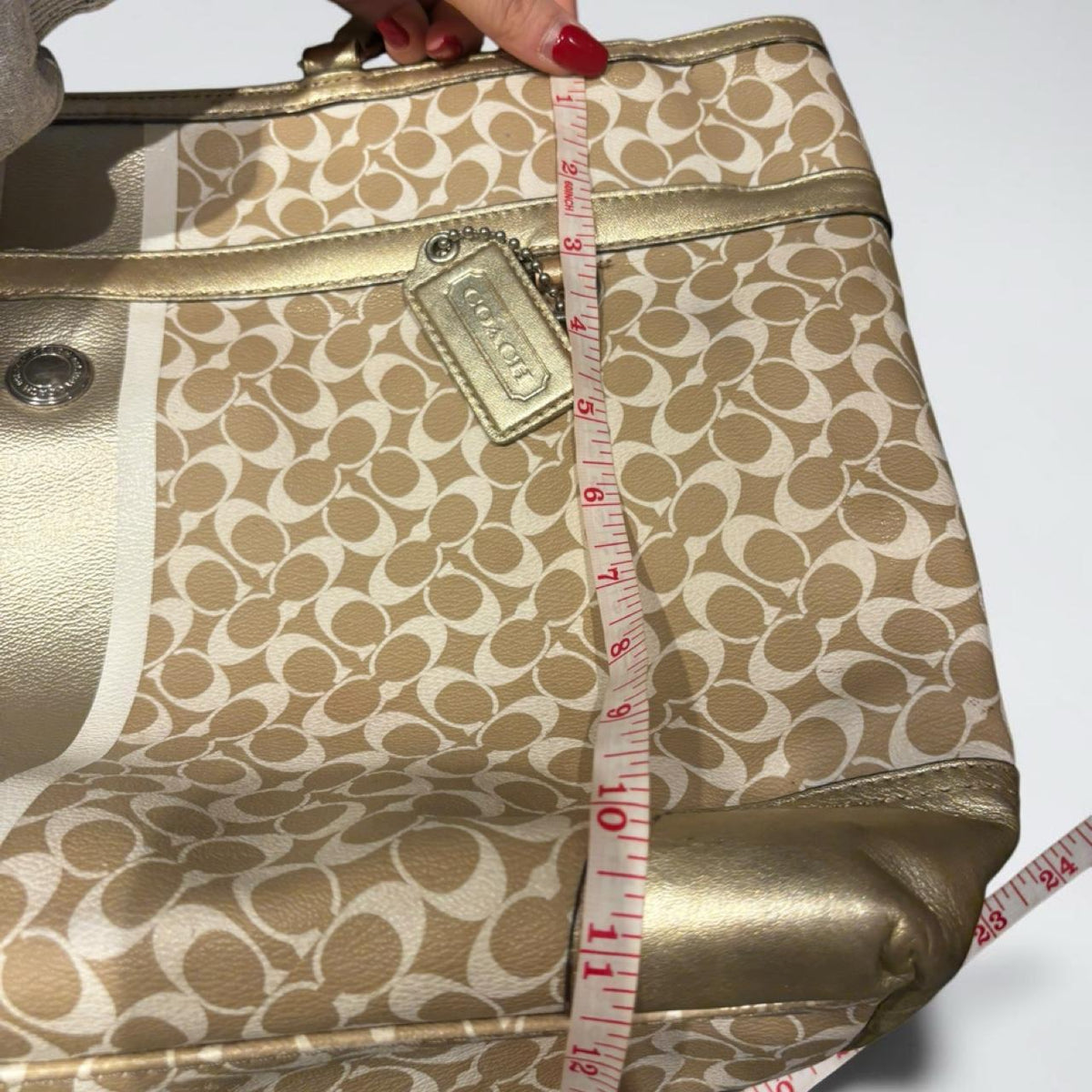Coach Signature Tote Bag